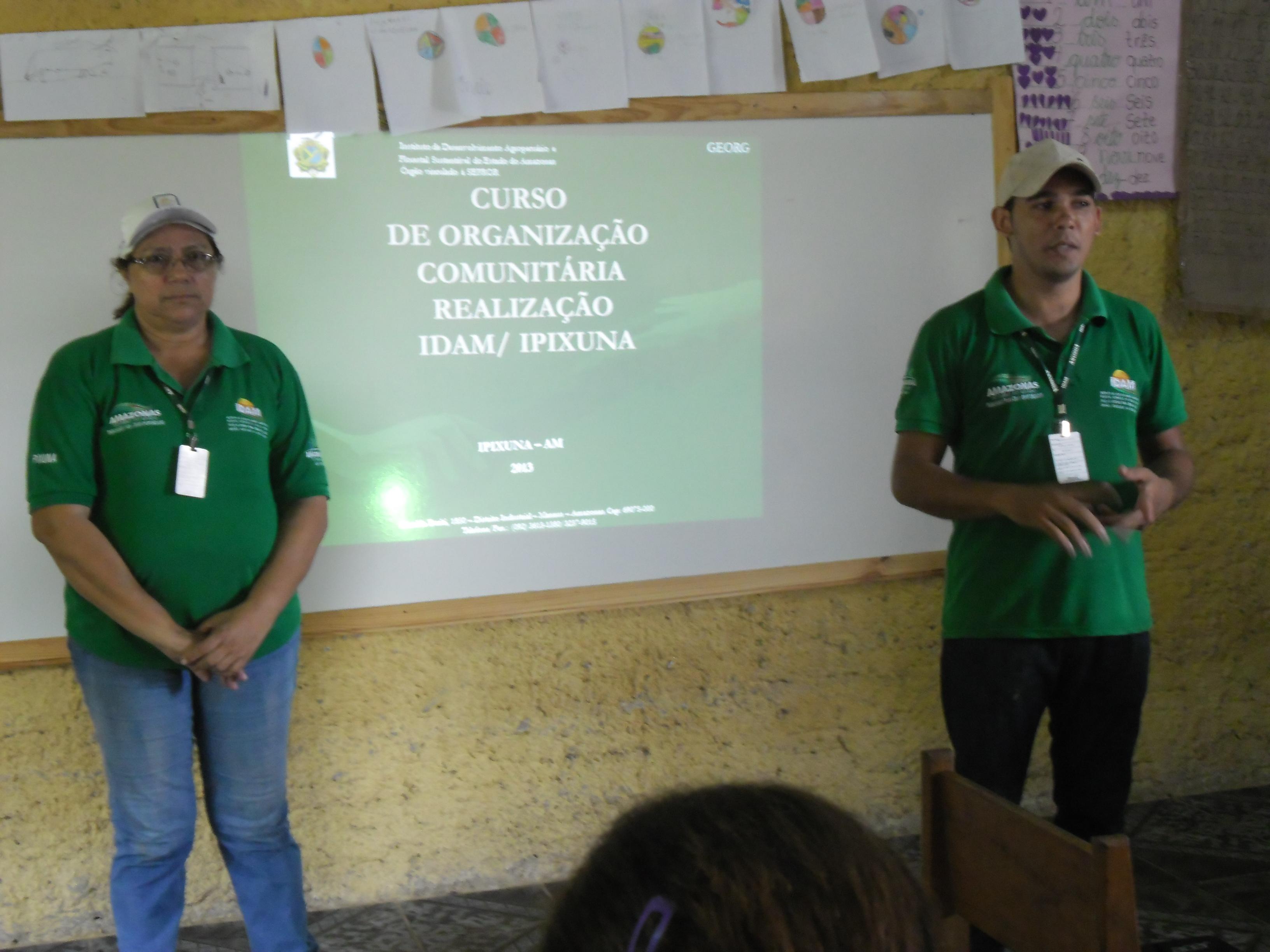 Curso de organização comunitária