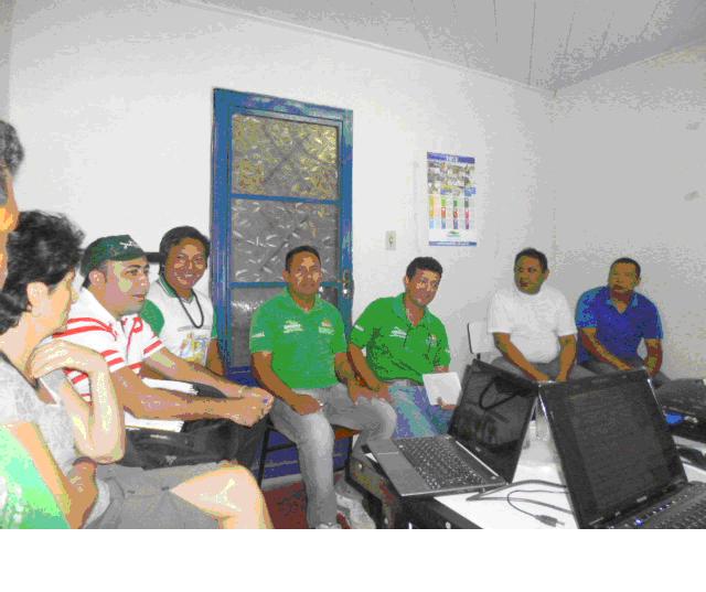 Reunião sobre o projeto nde agricultura indígena