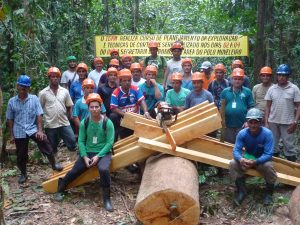 Participantes do Curso de manejo florestal