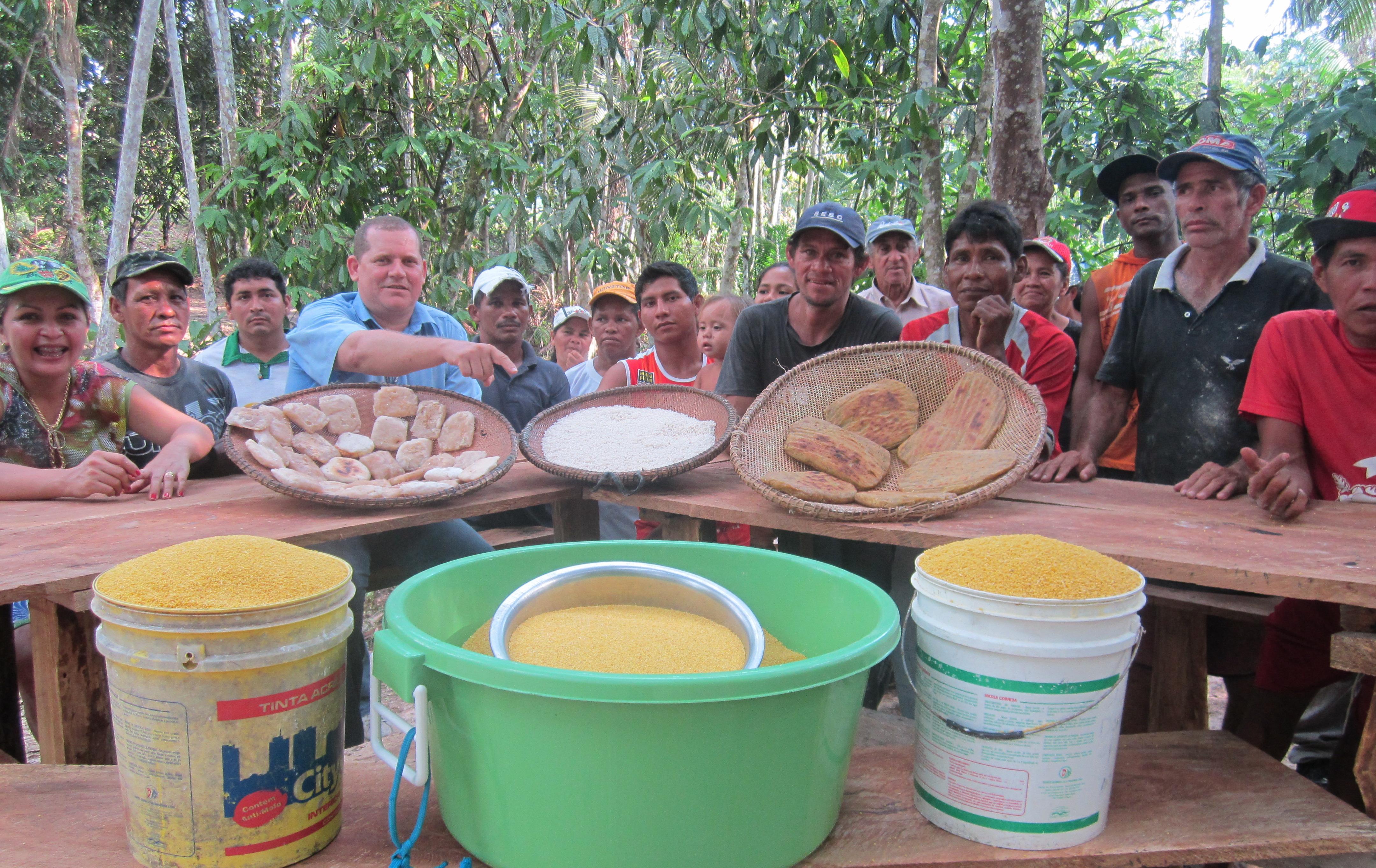 Farinha de mandioca e subprodutos