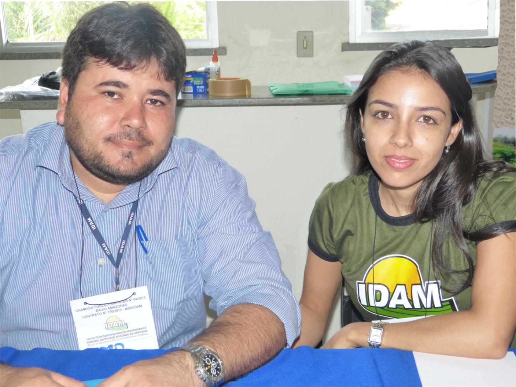 Coordenadores da Chamada Pública (Pedro Jorge e Nadiele Pacheco) Foto: Paula Vieira