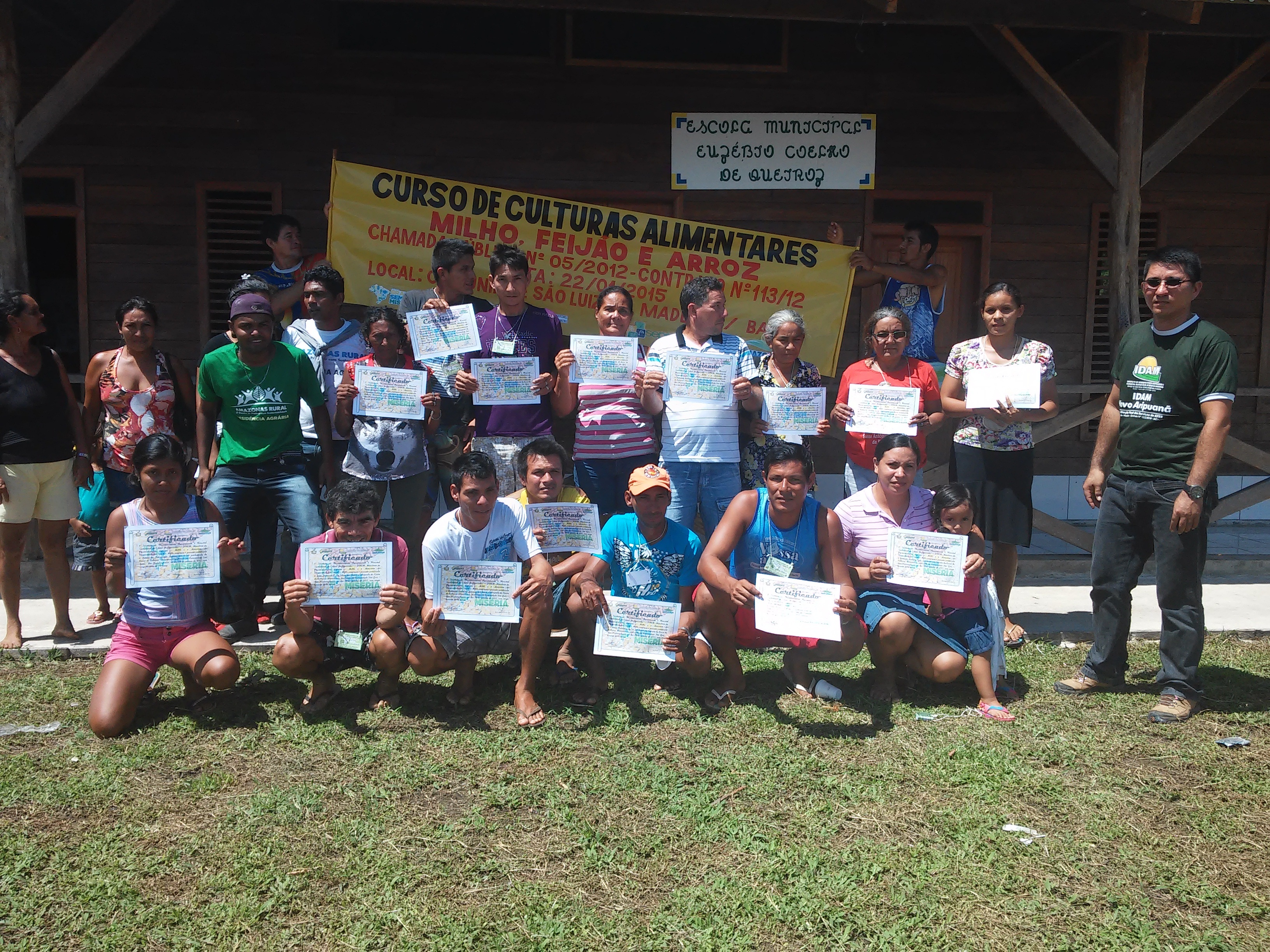 Agricultores certificados pelo IDAM