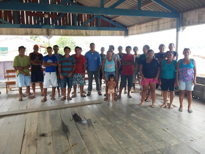 Agricultores familiares reunidos para receber orientações necessárias dos técnicos da Unidade sobre financiamento