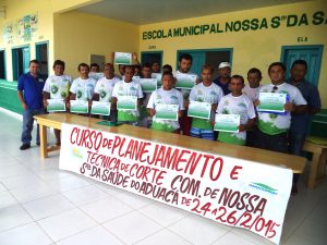 Imagem da notícia - IDAM realiza curso sobre Exploração e Técnica de Corte de Madeira em Nhamundá