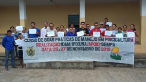 Imagem da notícia - Agricultores familiares são beneficiados com curso sobre Boas Práticas de Manejo em Piscicultura no município de Ipixuna