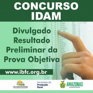 Imagem da notícia - Divulgado resultado preliminar da prova objetiva do concurso do Idam