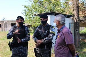 Imagem da notícia - Idam e Cavalaria do Amazonas visitam a área do Centrer