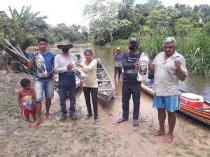 Imagem da notícia - Em Guajará, Idam realiza entrega de kits sementes e ações de documentação