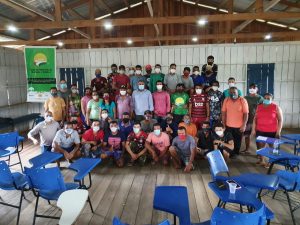 Imagem da notícia - Idam atende comunidades rurais de Carauari com capacitação em extração de látex