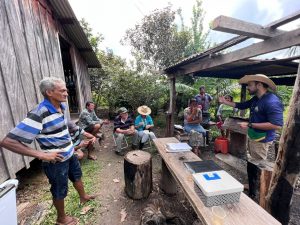 Imagem da notícia - Equipes do Idam de Canutama destacam cadastramentos e orientações em visita a produtores