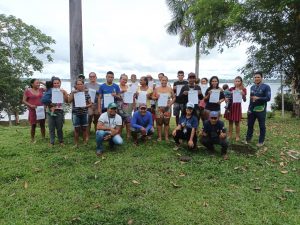 Imagem da notícia - Idam beneficia comunitários de Alvarães com visita técnica e entrega de CAF