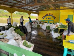 Imagem da notícia - Em Amaturá, Idam entrega seis toneladas de alimentos adquiridos por meio do PAA Indígena