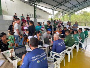 Em ação itinerante, Idam leva assistência técnica a mais de 100 famílias rurais de Manaca…